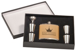 Engraved Flask Set - 6pc